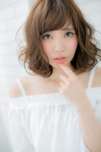 小顔ボブミディアム
