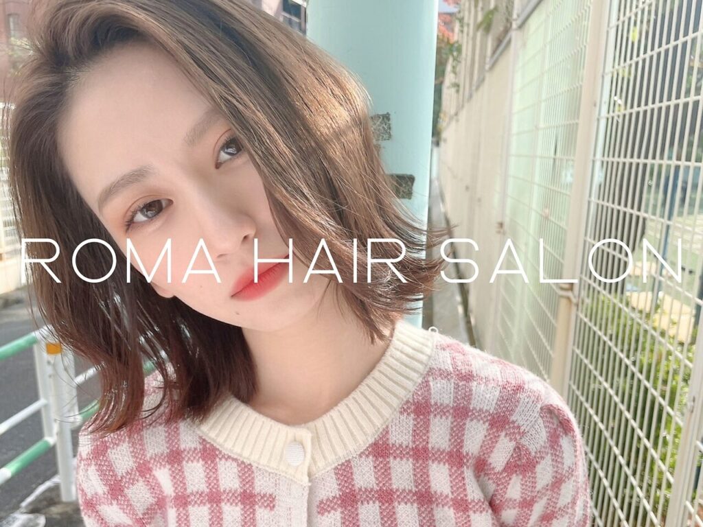 ヘアスタイル外ハネ