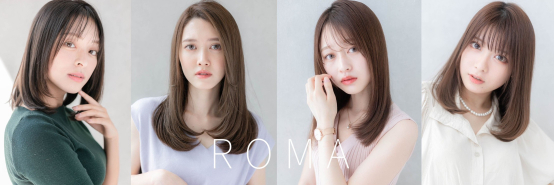 ヘアスタイルストレート