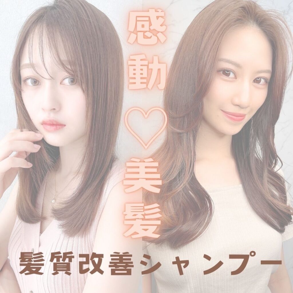 艶髪シャンプーを使用ヘアスタイル